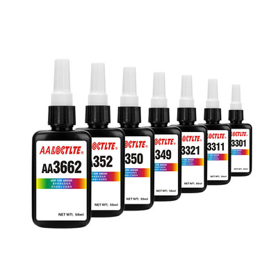 3301/3311/3321/349/350/352/3662无影胶水UV胶粘接钢化玻璃水晶