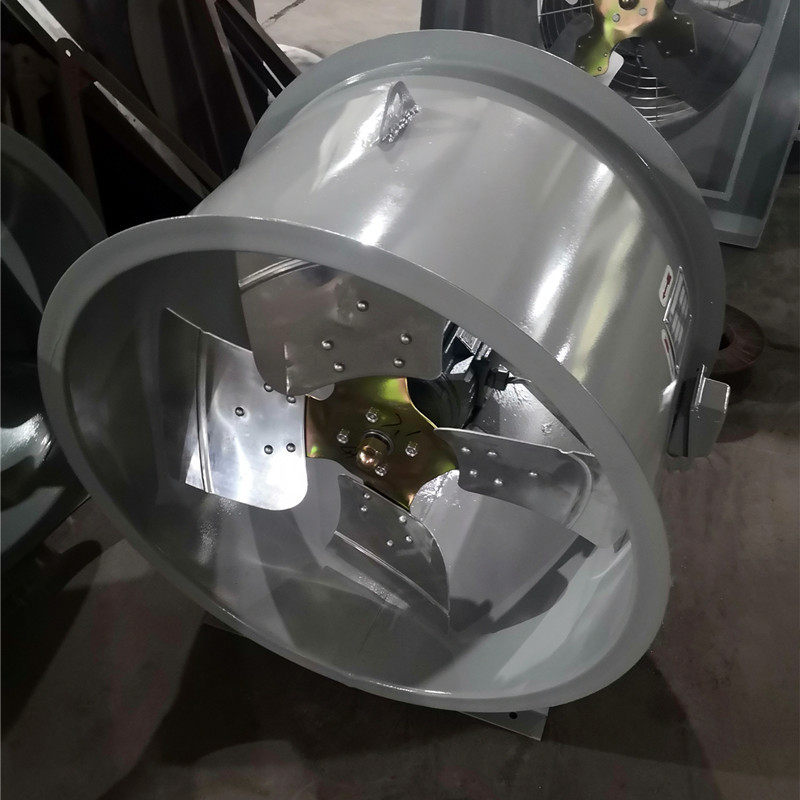 管道式低噪音轴流风机 壁式安装 SF7-4 25000m3/h 340pa 3KW