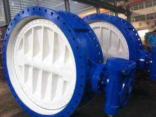 D343H 6C大口径铸钢法兰蝶阀1米DN1000大口径低压蜗轮碟阀DN1200