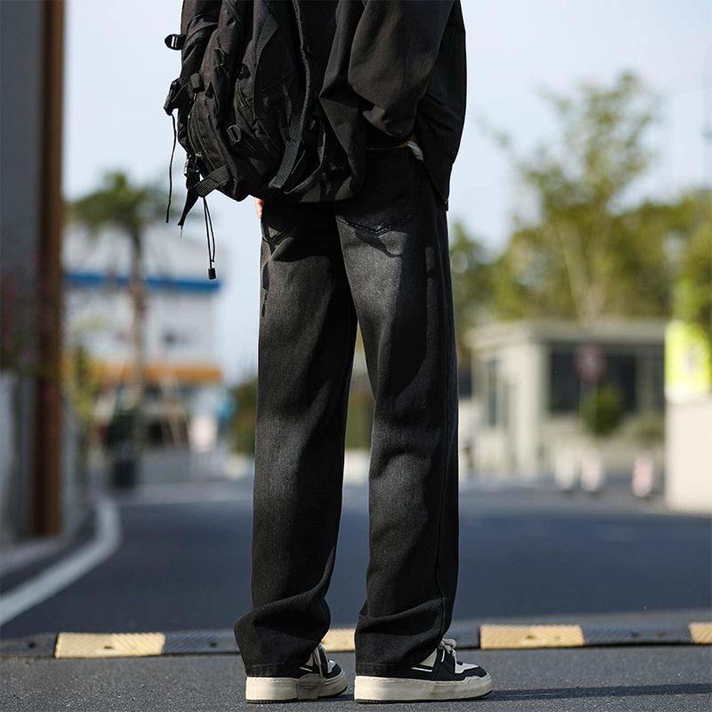 夏季牛仔裤子男孩初高中学DFG生青少2年大童款薄直筒20新款休闲6