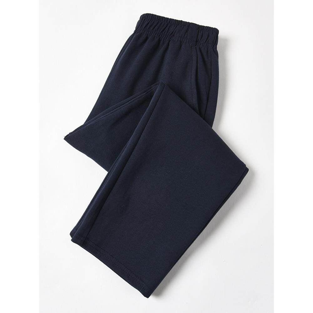 深蓝色校服裤子藏青色小学生春秋款校裤男童女童休闲裤儿童运动裤