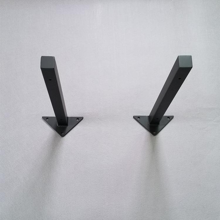 墙上电竞电脑主机支架隔板固定托置物板配件悬空承重书桌支撑架
