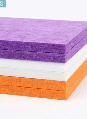 影院KTV墙体隔音吸音材料聚酯纤维吸音板幼儿园阻燃吸音板