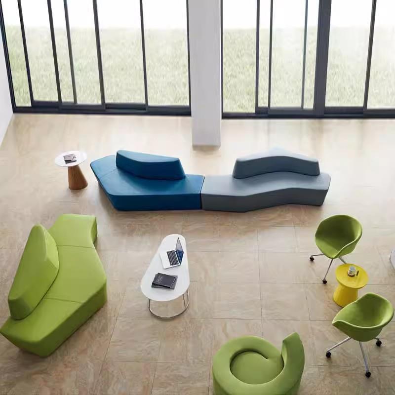 健身房电影院科技馆市民中心商场服装店美术馆工作室异形沙发