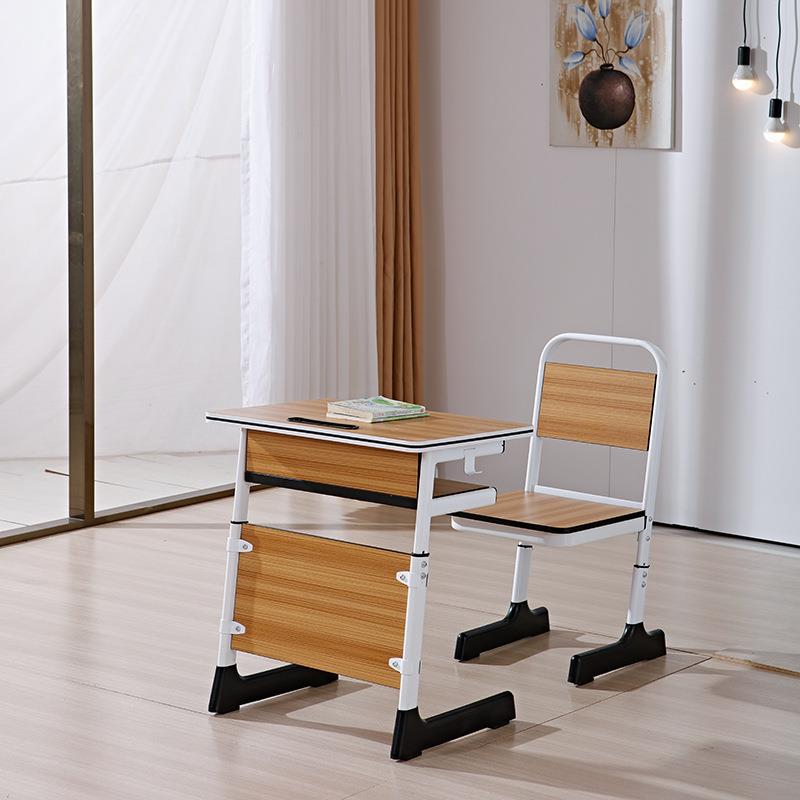 幼儿园桌椅套装课桌椅金属家具学校可升降板式桌多功能