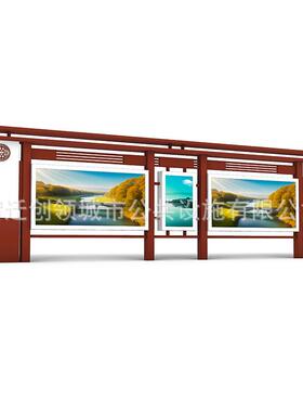 校园不锈钢宣传栏灯箱XCL-115政务公告栏不锈钢广告栏生产