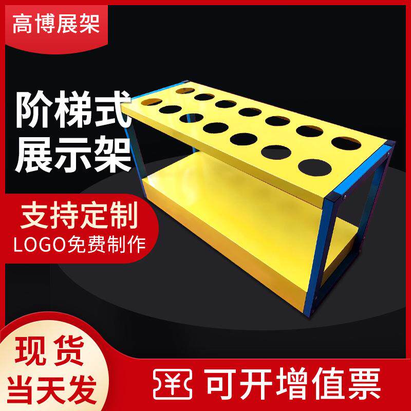 供应阶梯式展示架展架楼梯架二层三层楼梯货架楼置物架