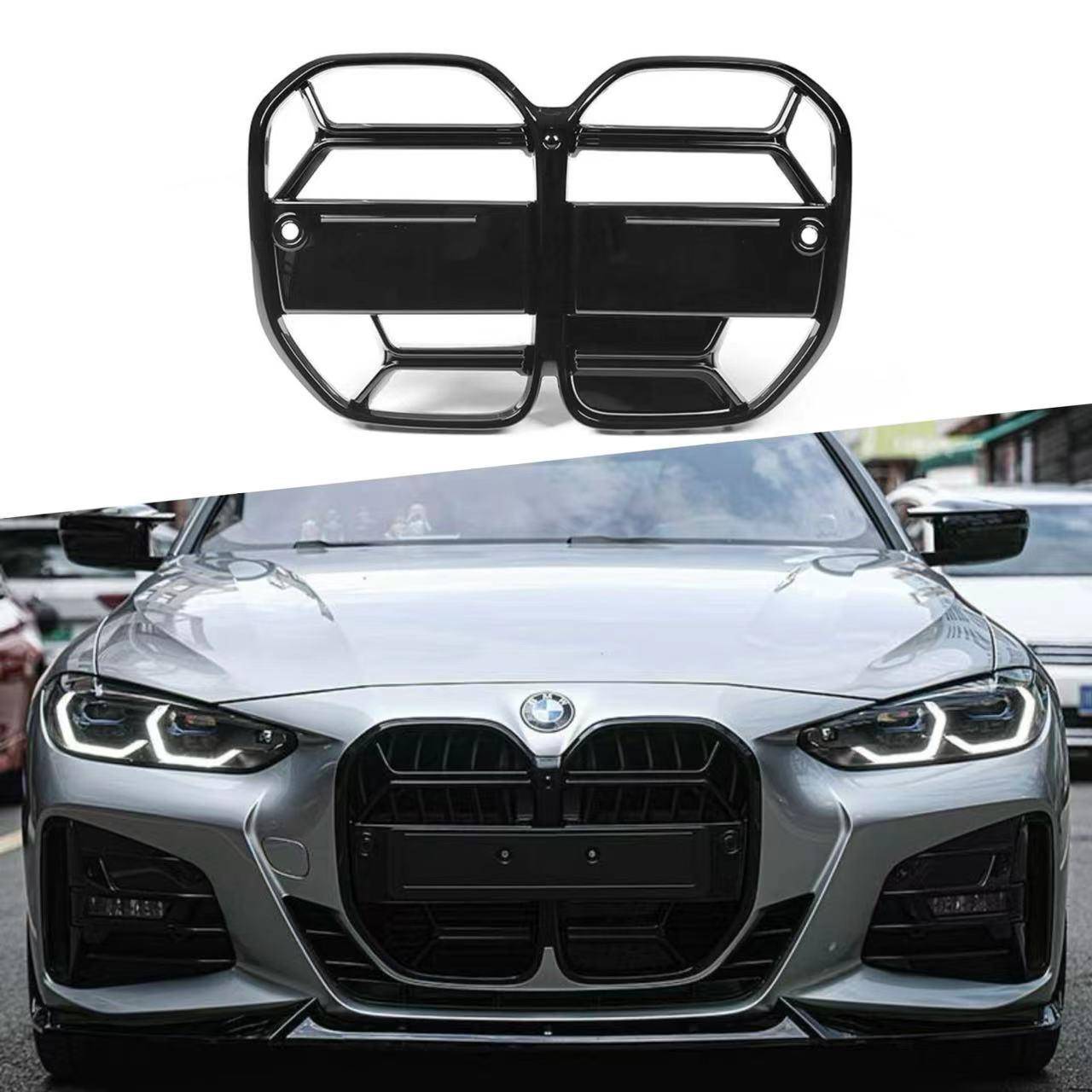 适用于2021-2024款宝马4系2门G22中网原车替换CS款