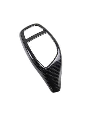 适用宝马12345系F20F30F31F34档把盖碳纤维车把手杆面板控制罩贴