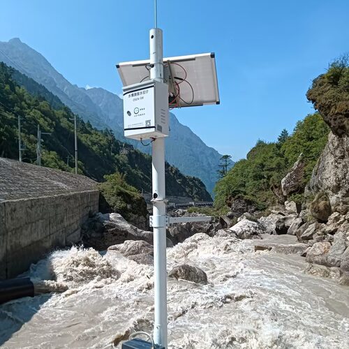 明渠灌渠雷达流速流量监测 襄阳市河流水库水位监测自动预警系统