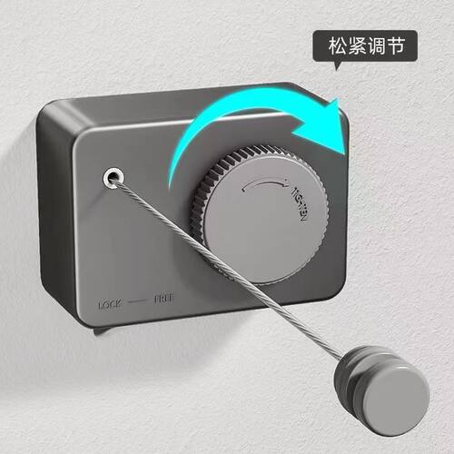 拼色隐形晾衣绳晾衣服神器绳子室内免打孔卫生间伸缩阳台钢丝绳架