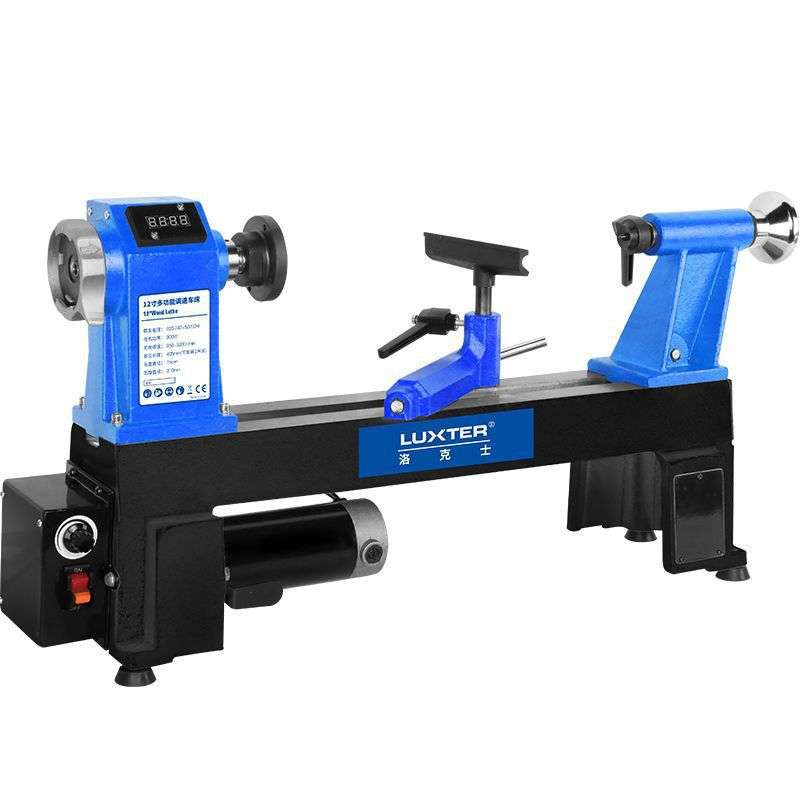 洛克士木工车床可调速多功能小型家用DIY木旋机打磨车圆柱垒德株