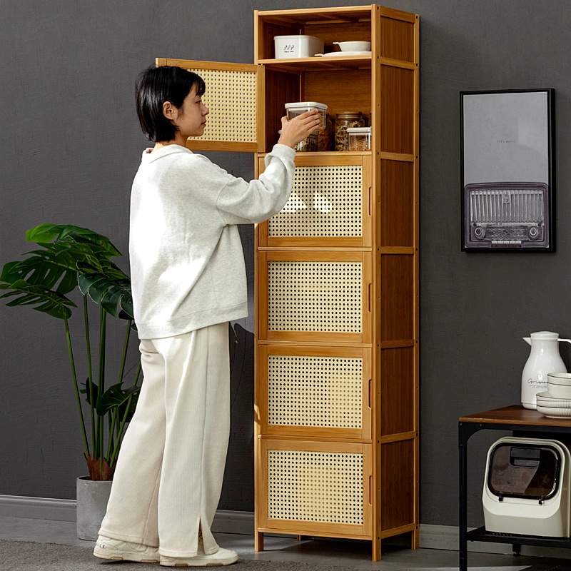 夹缝厨房置物架整理架调料架子收纳架厨房用品餐边柜家用橱柜多层