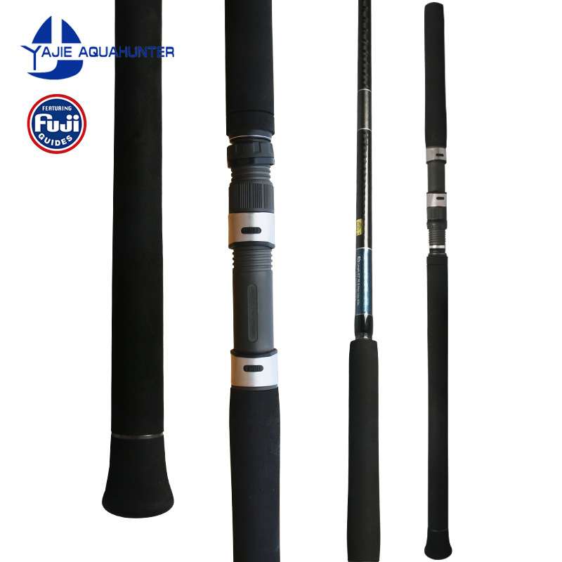 慢摇铁板竿富士配置船钓竿2.5m直柄海钓竿slow jigging配RYOBI轮