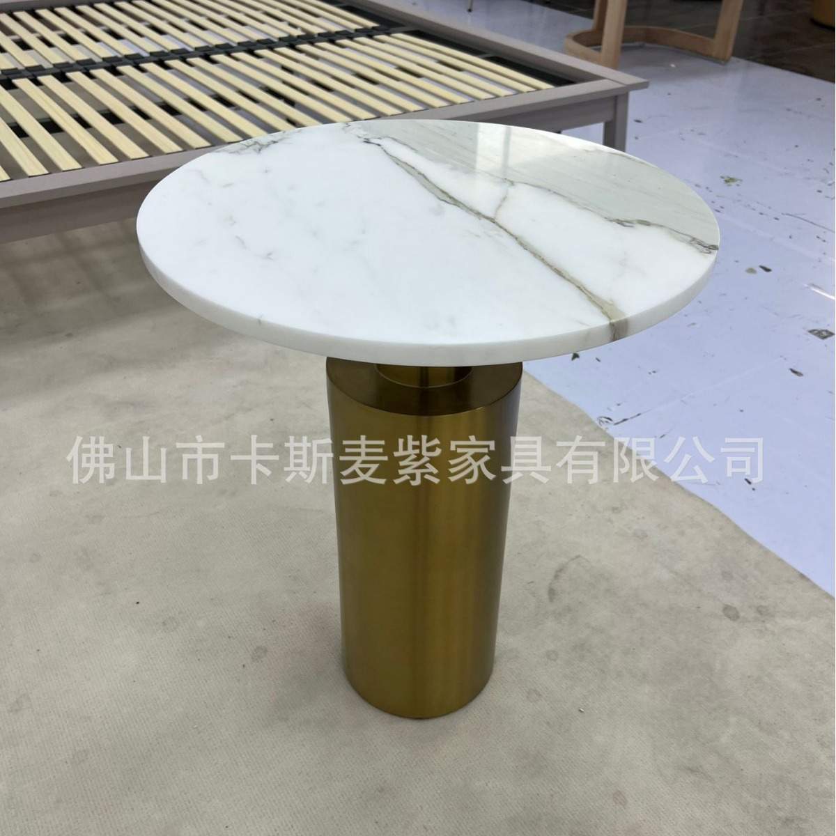 北欧客厅角几简约卧室大理石小桌子茶几样板房售楼处接待茶桌钢架