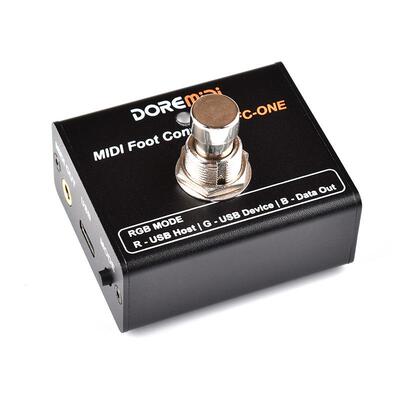 DOREMiDi电吉他效果器自定义MIDI脚踏踩钉踏板控制器FC-ONE