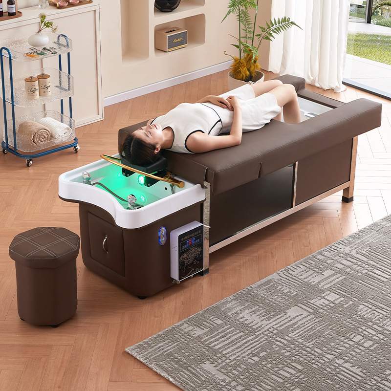 Massage head therapy bed Thai style shampoo bed