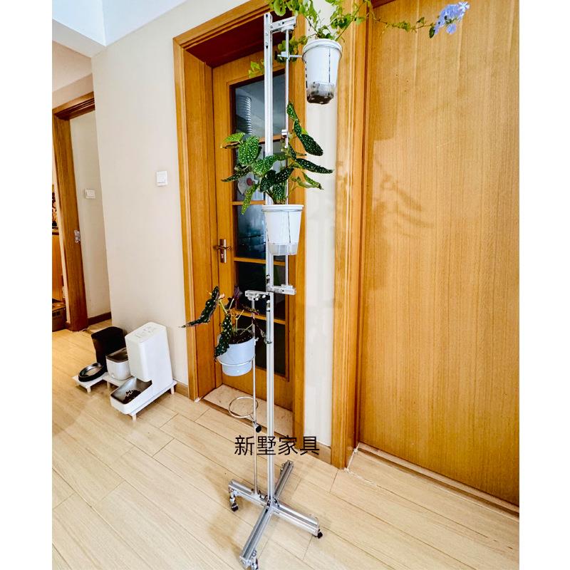 花架铝型材植物架置物架客厅落地式花盆架创意花架子阳台移动花架