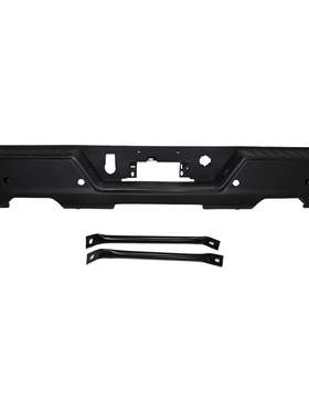 适用于雪佛兰19-22款Silverado后杠 原车黑色带雷达孔带排气孔款