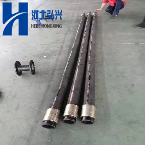 铁建钢丝加强软管 加护簧钢丝耐磨加强软管 DN80*4.5米胶管