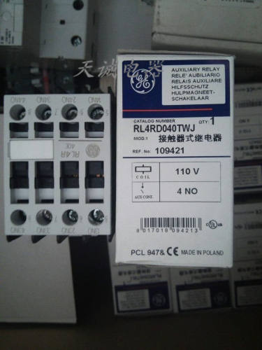 GE通用直流接触器 RL4RD040T RL4R 40E 110V 109421
