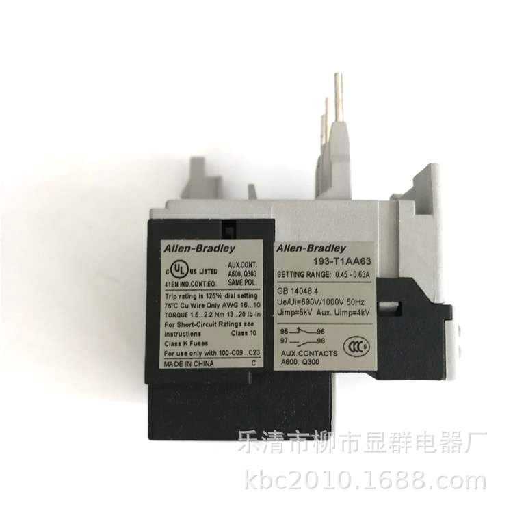 AB 罗克韦尔 193-T1AA63 热过载继电器 0.45-0.63A