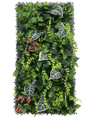 50*100cm仿真植物墙绿植墙草坪仿真花波丝叶绿墙