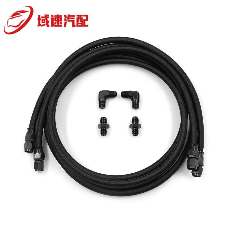 6AN 7FT PTFE变速器冷却器管路组件，GM 4L60 700R4 TH350 TH400