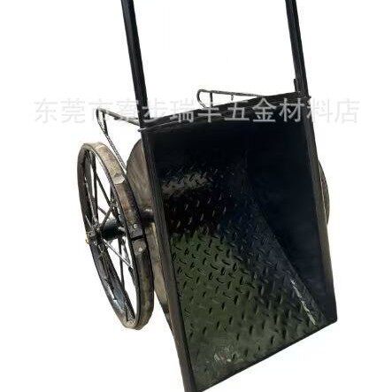 灰斗车人力斗车手推车花板斗车加厚灰斗车两轮手推斗车