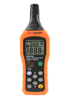 跨境华谊PM6508温度计湿度表温湿度露点湿球测量仪室内工业家用