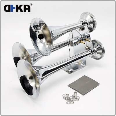DHKA亚冠-AS095现货 大三管气喇叭 12V/24V 卡车货车轮船用 145dB