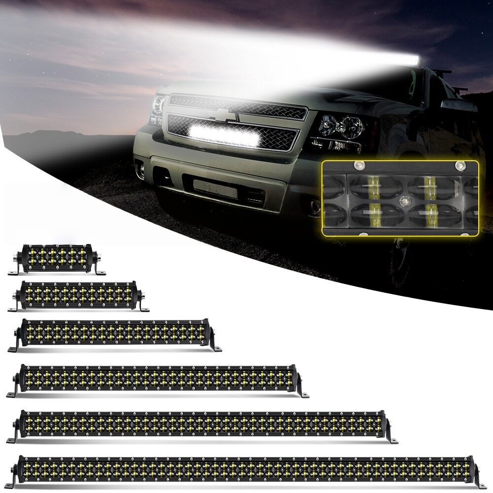 跨境双排汽车led大灯180W 长条灯车顶灯越野车led工作灯