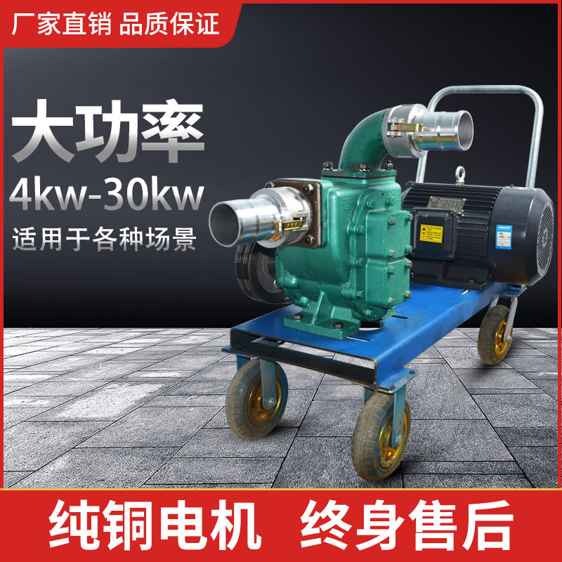 泽洋强力抽粪泵养殖场污水离心泵自吸猪粪机家用化粪池排污泥浆泵
