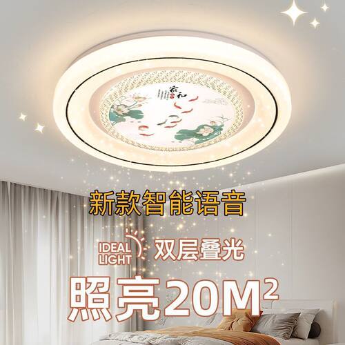 现代简约LED智能语音吸顶灯