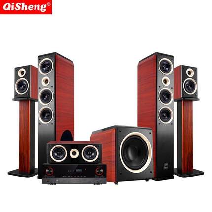 Qisheng/奇声HQ35木质家庭影院音响套装客厅5.1组合音箱家用环绕