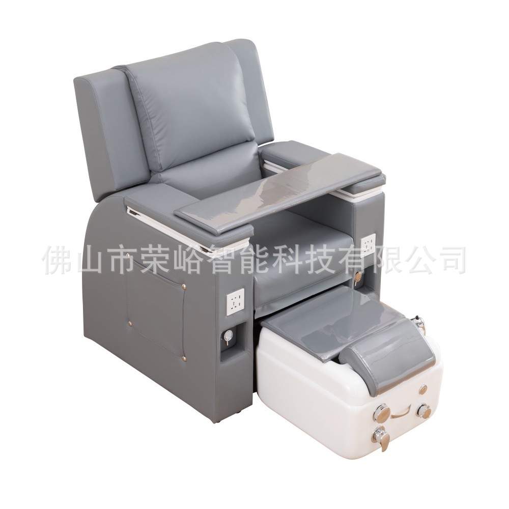 美睫美甲多功能按摩沙发椅子美甲店可平躺椅单人智能足疗沐足凳子