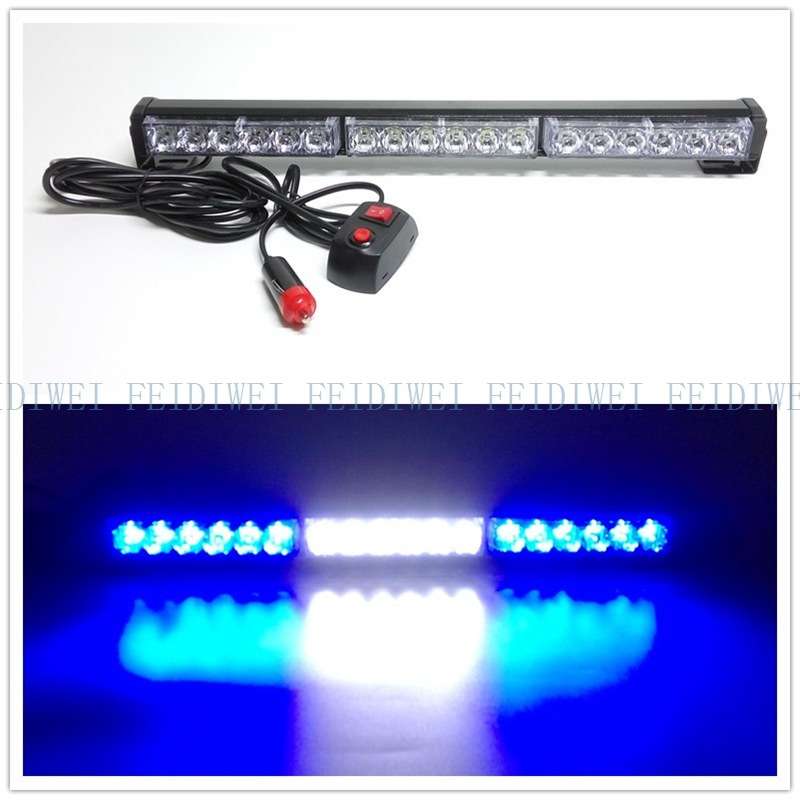 906-3 18W 长条LED爆闪灯 长条棒灯 棍灯 大功率LED车顶灯 12V