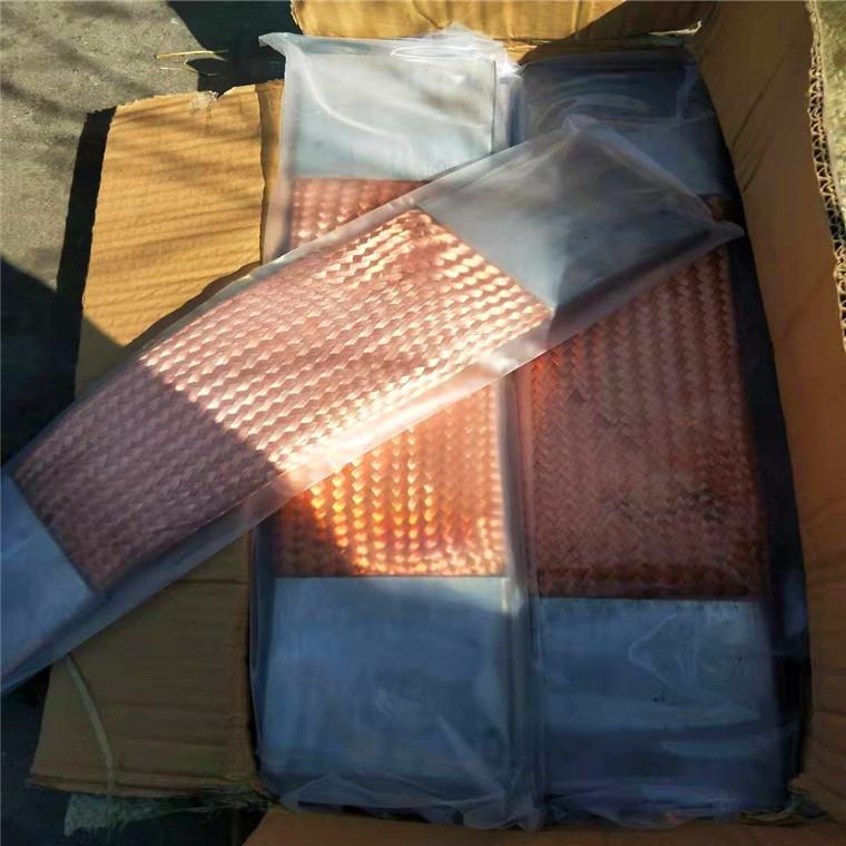 母线伸缩节10*100大电流10*125铜排软连接镀锡铜编织带软连接