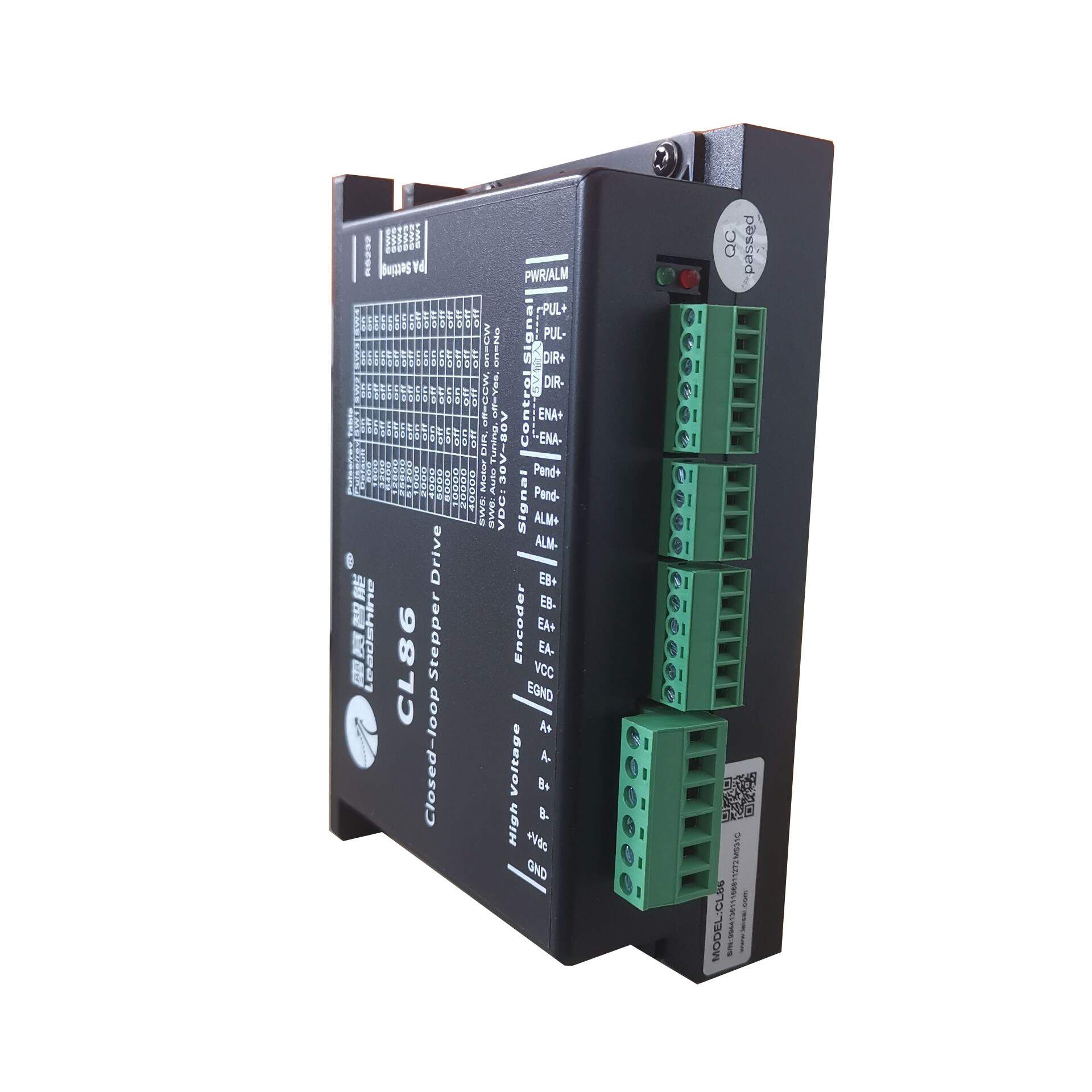 雷赛智能 CL86 Closed-loop Stepper Drive VDC30V-80V