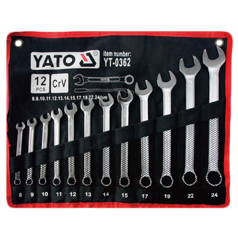 易尔拓(YATO)梅花开口两用扳手工具套装大全呆扳手梅开两用扳子