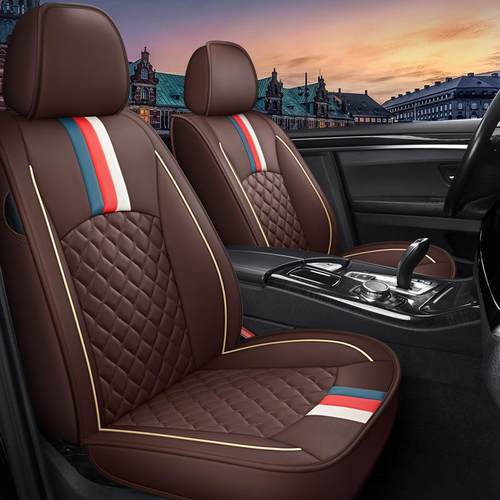 汽车坐垫21全包围座椅全皮英伦风四季通用座垫冬季专用车透气性