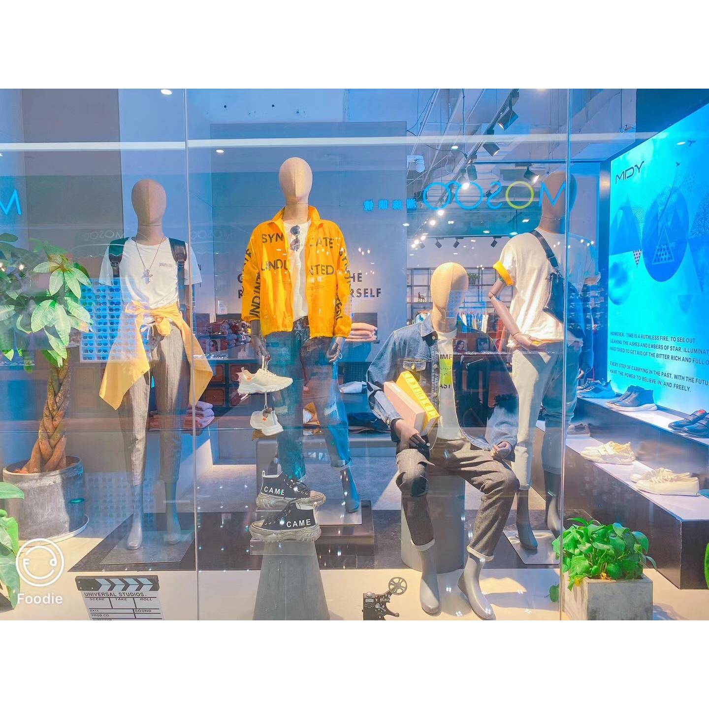 模特道具男韩版全身橱窗潮流服装陈列展示道具男装店包布假人模特
