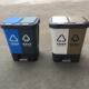 塑料连体脚踏手按式 垃圾双桶加厚新料20L40L干湿分类垃圾桶