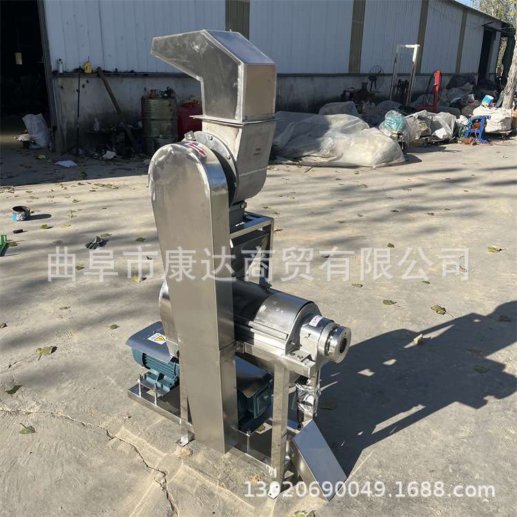 电机带动榨汁破碎机 带破碎水泵连榨汁一体机 不锈钢内胆榨汁机