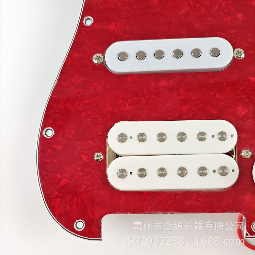 电吉他护板拾音器ST单单双面板拾音器红珍珠单单双拾音器吉他配件