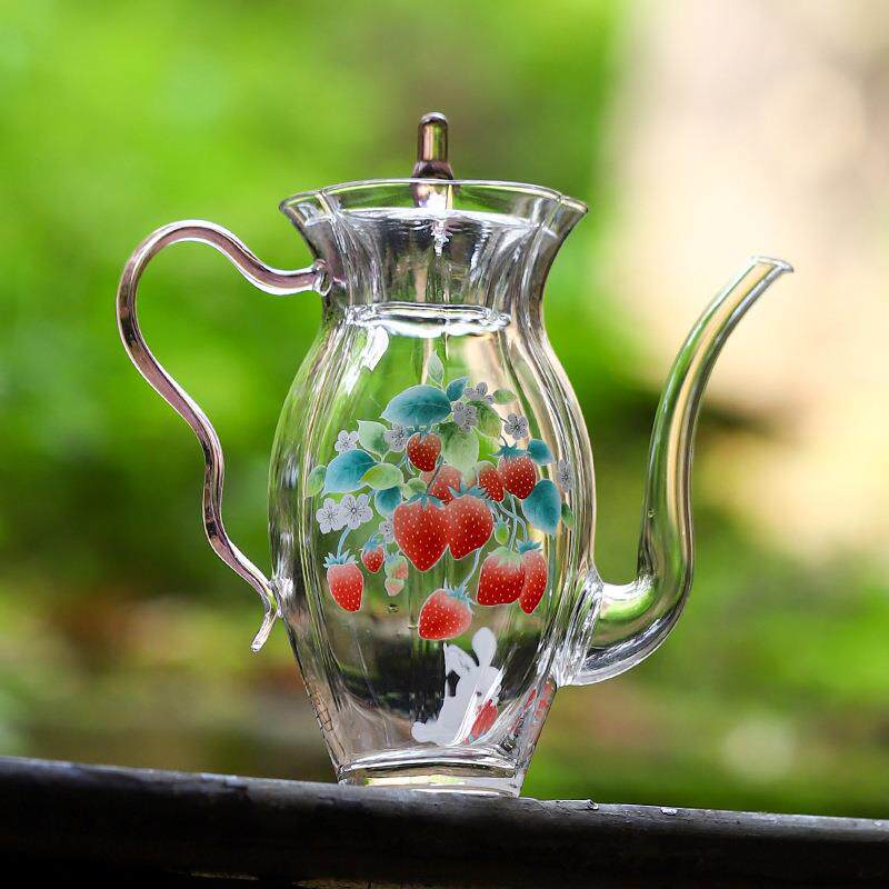 宋贵妃泡茶器玻璃茶壶手执壶绿茶专用茶具围炉煮茶茶具水壶套装