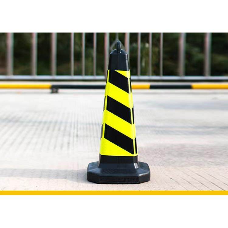 江苏70cm橡胶路锥反光锥圆锥 90cm雪糕筒隔离锥高速施工专用厂家