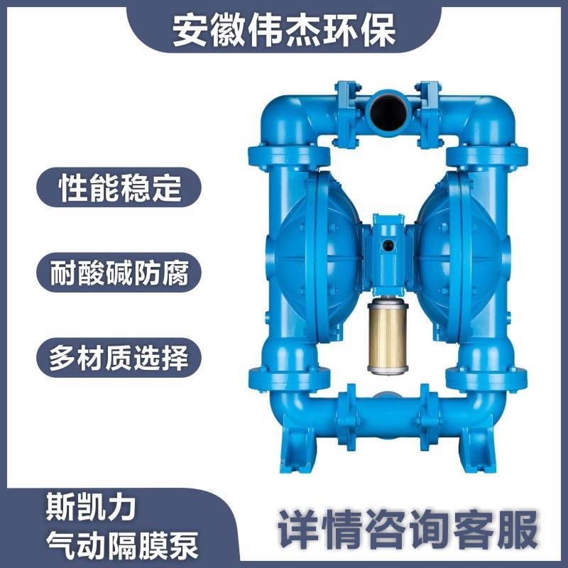 Skylink斯凯力气动隔膜泵SK系列金属泵颗粒固体输送耐腐蚀