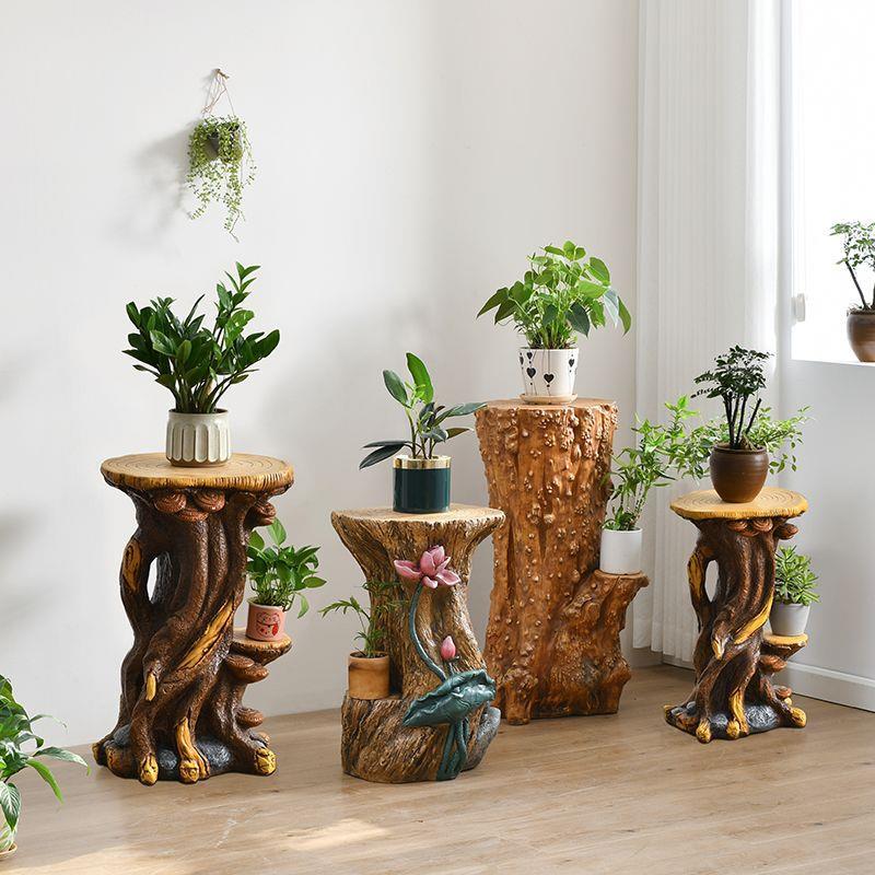 盆景栽架子花架子室内家用创意家居装饰卧室阳台客厅沙发旁边摆设