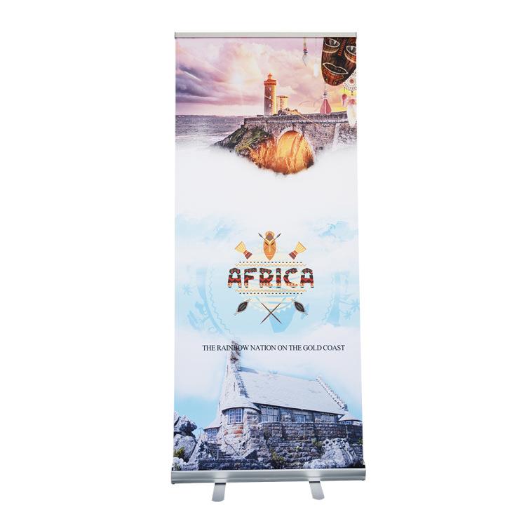 直销二型易拉宝2型高档铝合金易拉宝标准型塑钢易拉宝展示架